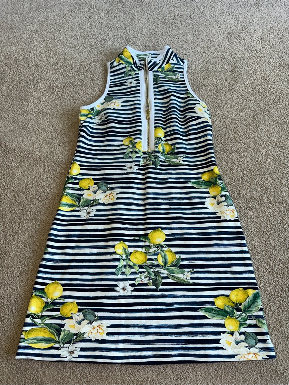 Boston proper lemon print dress - Picture 5 of 13